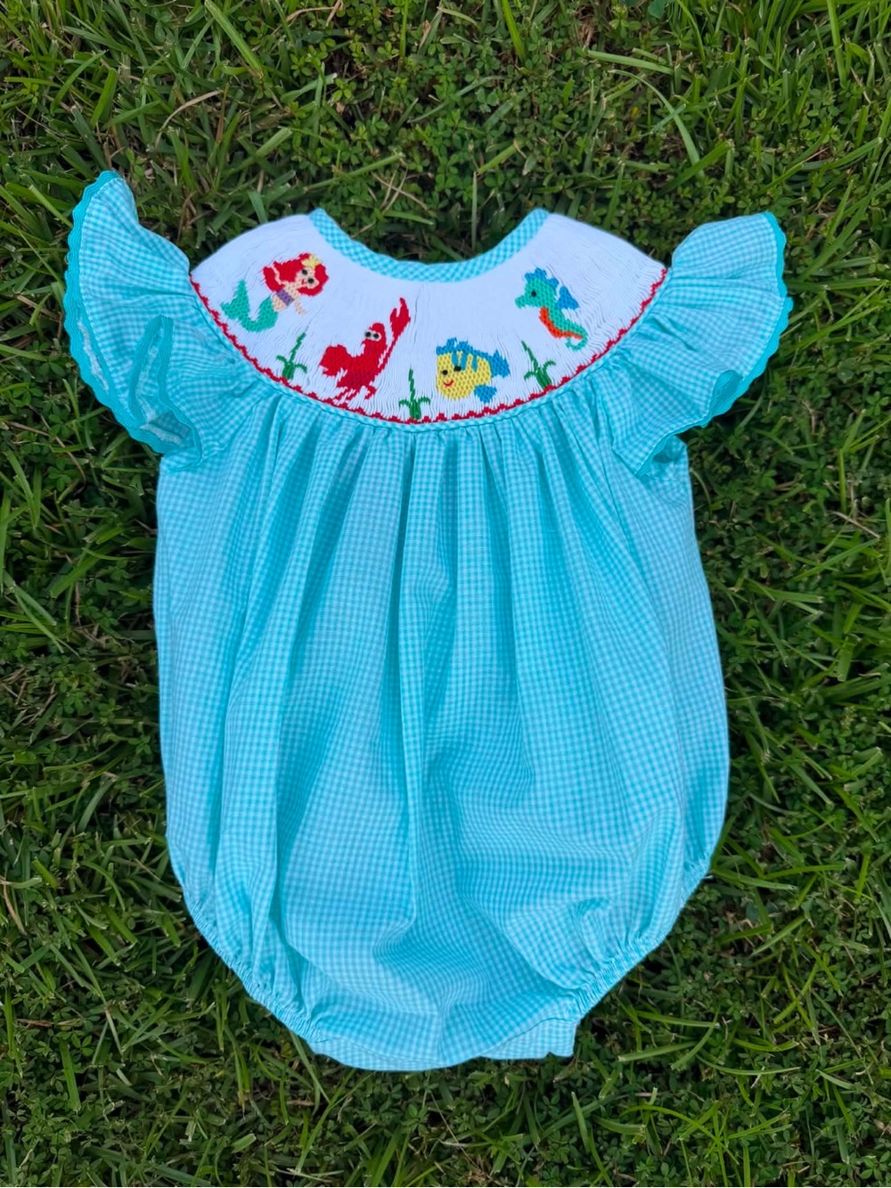 Under The Sea Hand Smocked Bubble